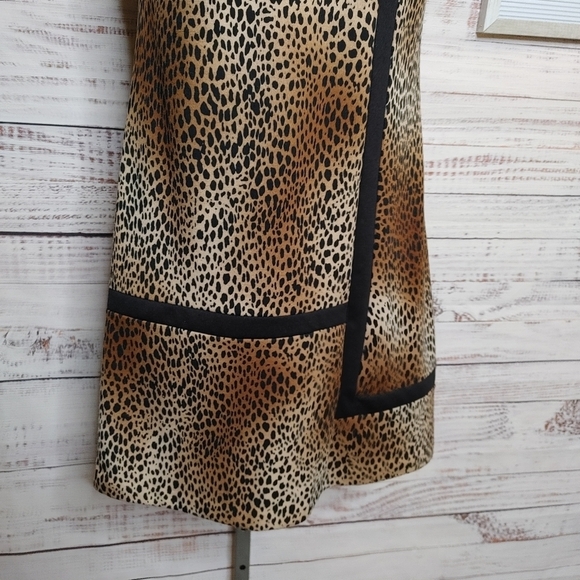 SANDRO Ferrone Leopard Print Dress Size M - Picture 4 of 11